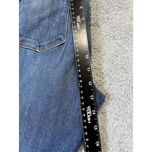 Parker‎ Smith Womens 32 Skinny Jeans Distressed Comfort Stretch Medium Wash - Picture 7 of 11